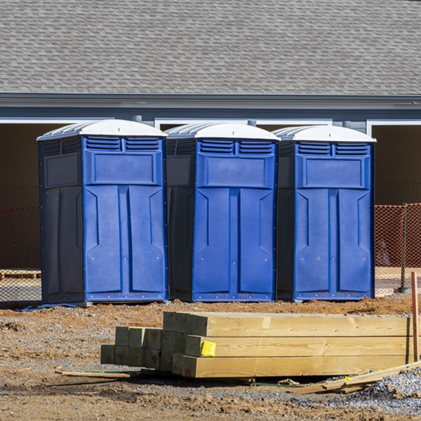 what is the cost difference between standard and deluxe portable restroom rentals in New Almaden